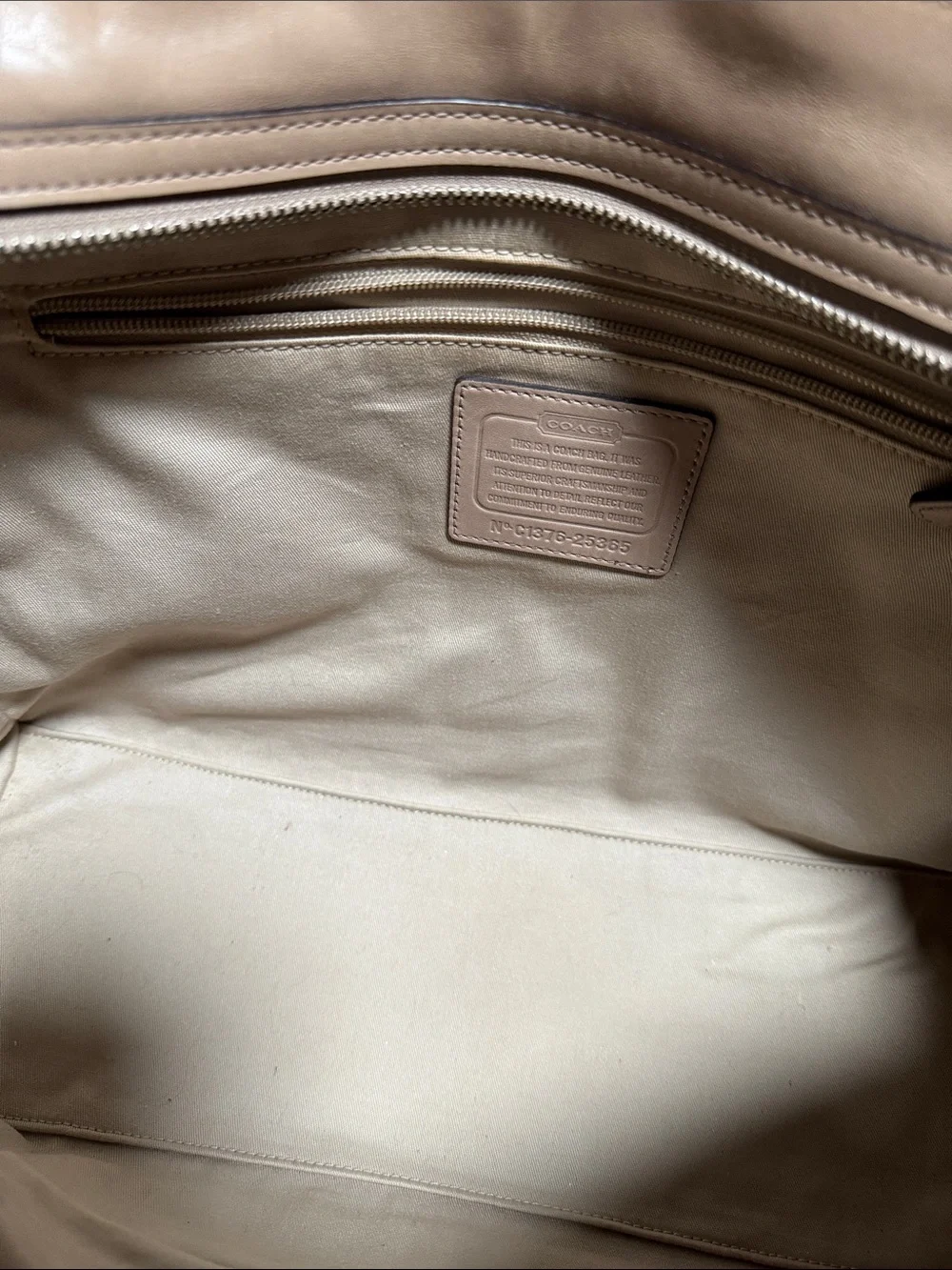 Coach leather satchel